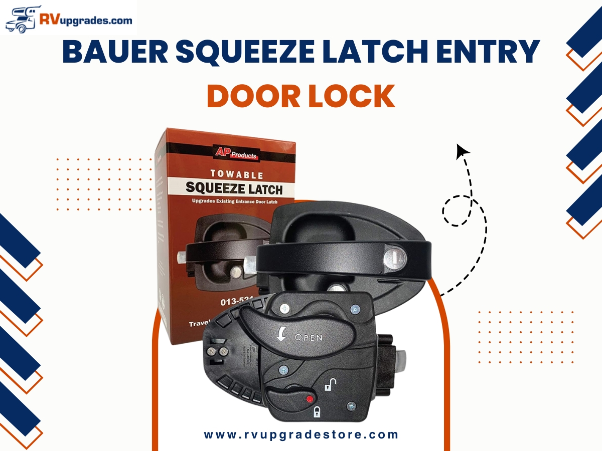 Bauer Squeeze Latch Entry Door Lock